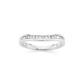 9ct+White+Gold+Diamond+Eternity+Ring