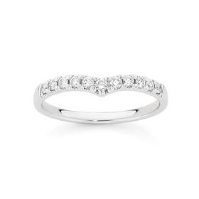 9ct-White-Gold-Diamond-Curved-Band on sale