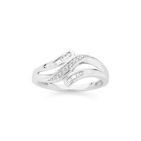 9ct-White-Gold-Diamond-Ring on sale
