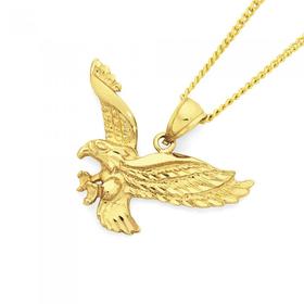 9ct-Gold-Eagle-Gents-Pendant on sale