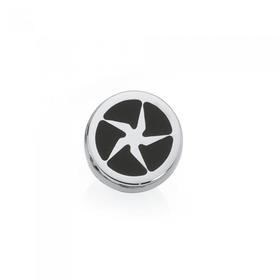 Steel-Black-Round-Blade-Single-Stud on sale