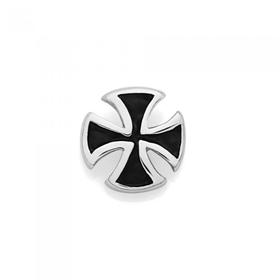 Steel-Black-Single-Cross-Stud on sale