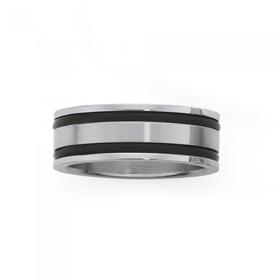 Steel-Double-Black-Neoprene-Ring on sale