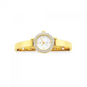 G+Ladies+Gold+Tone+Watch