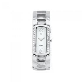 G+Ladies+Silver+Tone+Watch+Stone+Set+Watch