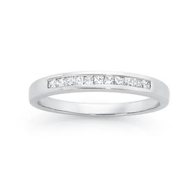 9ct-White-Gold-Diamond-Anniversary-Ring on sale