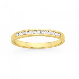 9ct-Gold-Diamond-Anniversary-Ring on sale