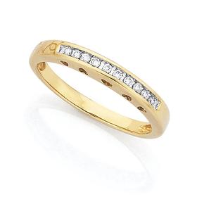 9ct-Gold-Diamond-Anniversary-Ring on sale