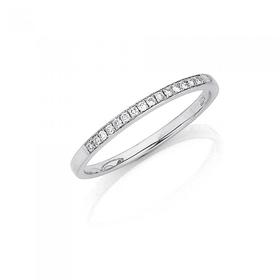 9ct-White-Gold-Diamond-Anniversary-Ring on sale