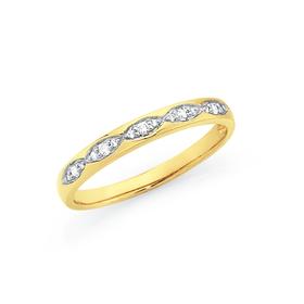 9ct-Gold-Diamond-Anniversary-Ring on sale