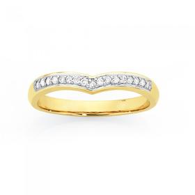 9ct-Gold-Diamond-Anniversary-Ring on sale