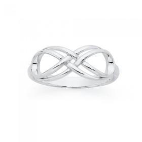 Silver-Infinity-Ring on sale