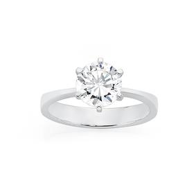 Silver+CZ+Solitaire+Promise+Me+Ring