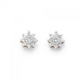 9ct-Diamond-Studs on sale