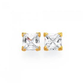 9ct-Gold-CZ-Studs on sale