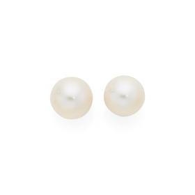 9ct-Gold-Cultured-Fresh-Water-Pearl-Stud-Earrings on sale