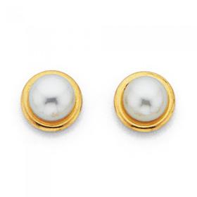 9ct-Gold-Pearl-Studs on sale