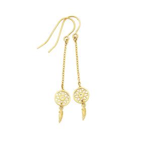 9ct-Gold-Dream-Catcher-Earrings on sale