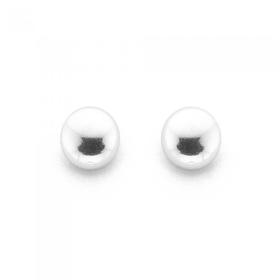 Silver+6mm+Flat+Ball+Studs