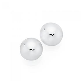 Silver-10mm-Ball-Stud-Earrings on sale