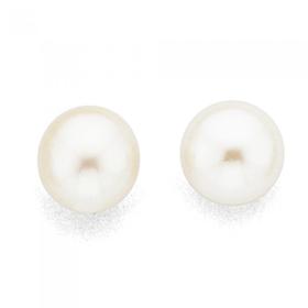 Sterling-Silver-Freshwater-Pearl-Studs on sale