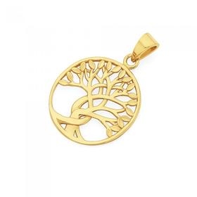 9ct-Gold-Tree-of-Life-Pendant on sale