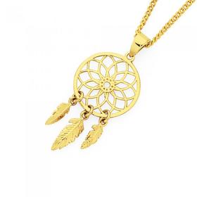 9ct-Gold-Dream-Catcher-Pendant on sale