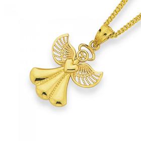 9ct-Angel-Pendant on sale