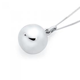 Silver-Chime-Ball-Pendant on sale