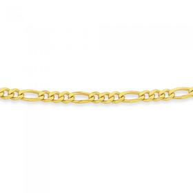 9ct-Gold-50cm-31-Figaro-Chain on sale