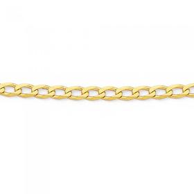 9ct-Gold-55cm-Solid-Open-Curb-Chain on sale