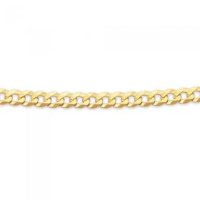 Solid-9ct-60cm-Flat-Bevelled-Curb-Chain on sale