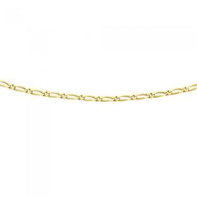 9ct-Gold-50cm-Solid-Figaro-11-Chain on sale