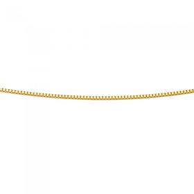 9ct-Gold-45cm-Box-Chain on sale