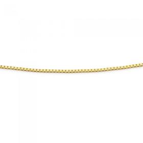 9ct-Gold-50cm-Box-Chain on sale