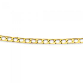 9ct-Gold-50cm-Concave-Curb-Chain on sale