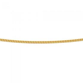 9ct+Gold+45cm+Fine+Curb+Chain