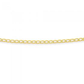 9ct-Gold-45cm-Open-Curb-Chain on sale