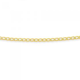 9ct-Gold-50cm-Solid-Curb-Chain on sale