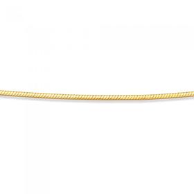 9ct-45cm-Diamond-Cut-Snake-Chain on sale