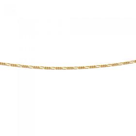 9ct-Gold-40cm-Solid-Figaro-31-Chain on sale