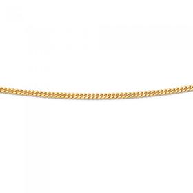 9ct-Gold-45cm-Solid-Fine-Curb-Chain on sale