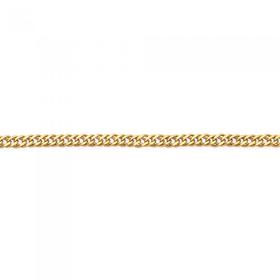 9ct-Gold-45cm-Double-Curb-Chain on sale