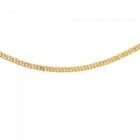 9ct-Gold-50cm-Double-Curb-Chain on sale