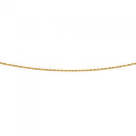 9ct-Gold-45cm-Solid-Curb-Chain on sale