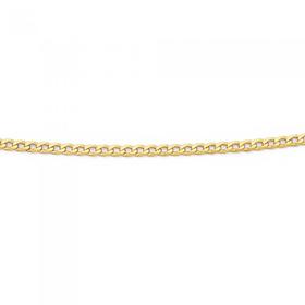 9ct-Gold-45cm-Oval-Curb-Chain on sale