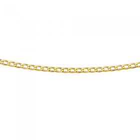 9ct-Gold-50cm-Solid-Curb-Chain on sale