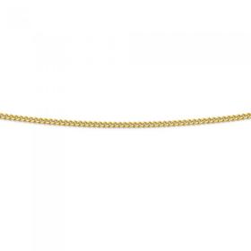 9ct-Gold-45cm-Curb-Chain on sale