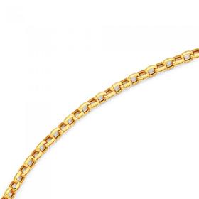 9ct-Gold-45cm-Round-Belcher-Chain on sale