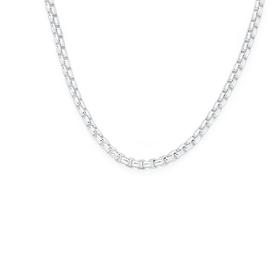 Silver-50cm-Rounded-Box-Chain on sale